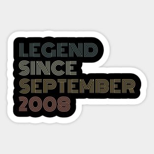 Legend since September 2008 Sticker